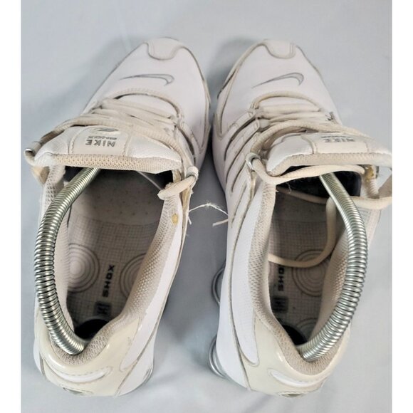 Nike Shox 366571-111 White Running Gym Shoes Women's Size US 8.5 - Picture 7 of 16